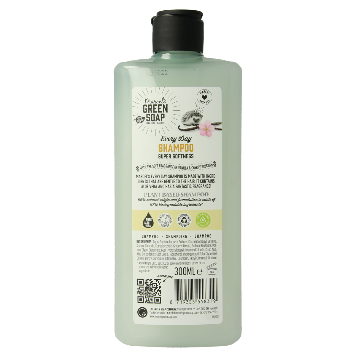 Marcel's Green Soap Shampoo every day  vanilla & cherry blossom 300.00 Milliliter