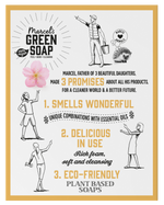 Marcel's Green Soap Shampoo bar vanille & kersenbloesem 90.00 Gram