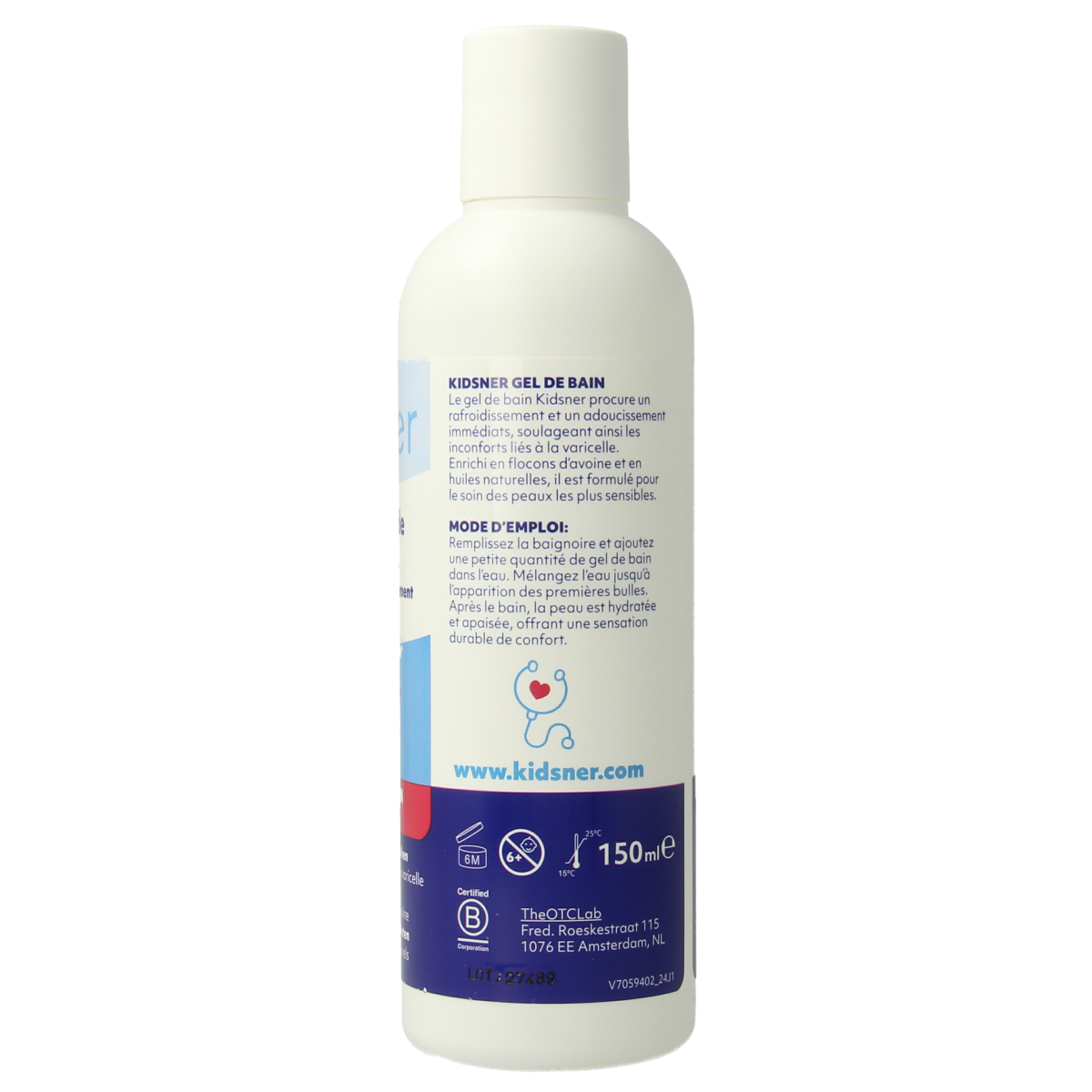 Kidsner Waterpokken badgel 150.00 Milliliter