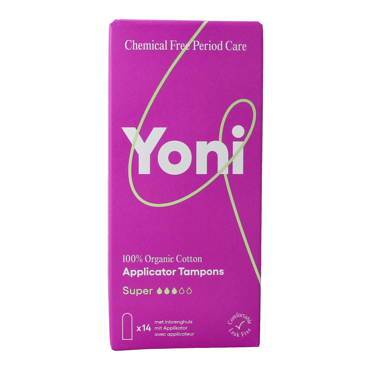 Yoni Tampons super met applicator 14.00 Stuks
