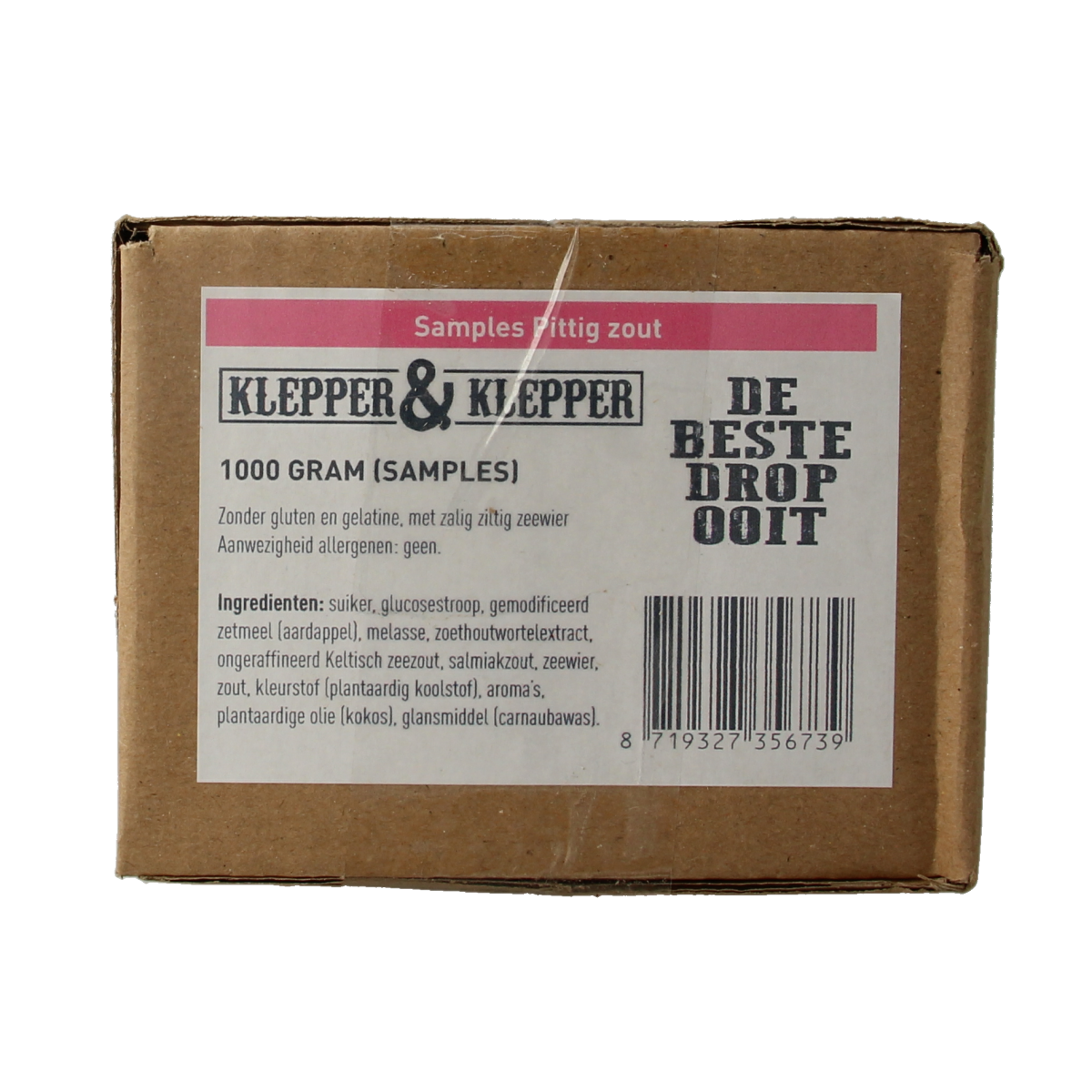 Klepper&Klepper De beste drop ooit pittig zout 200.00 Gram