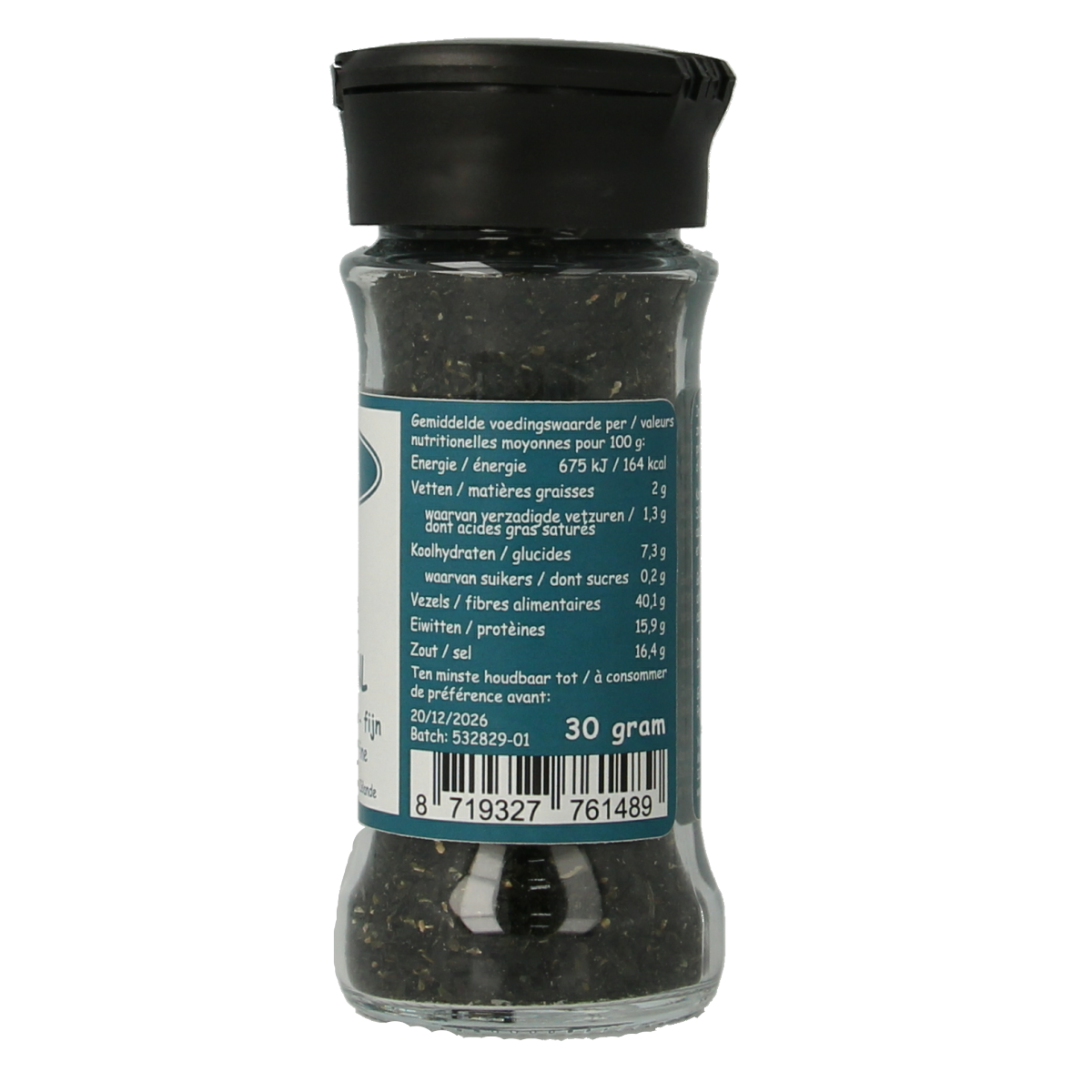 Salterra Wakame zeewier fijn bio 30.00 Gram