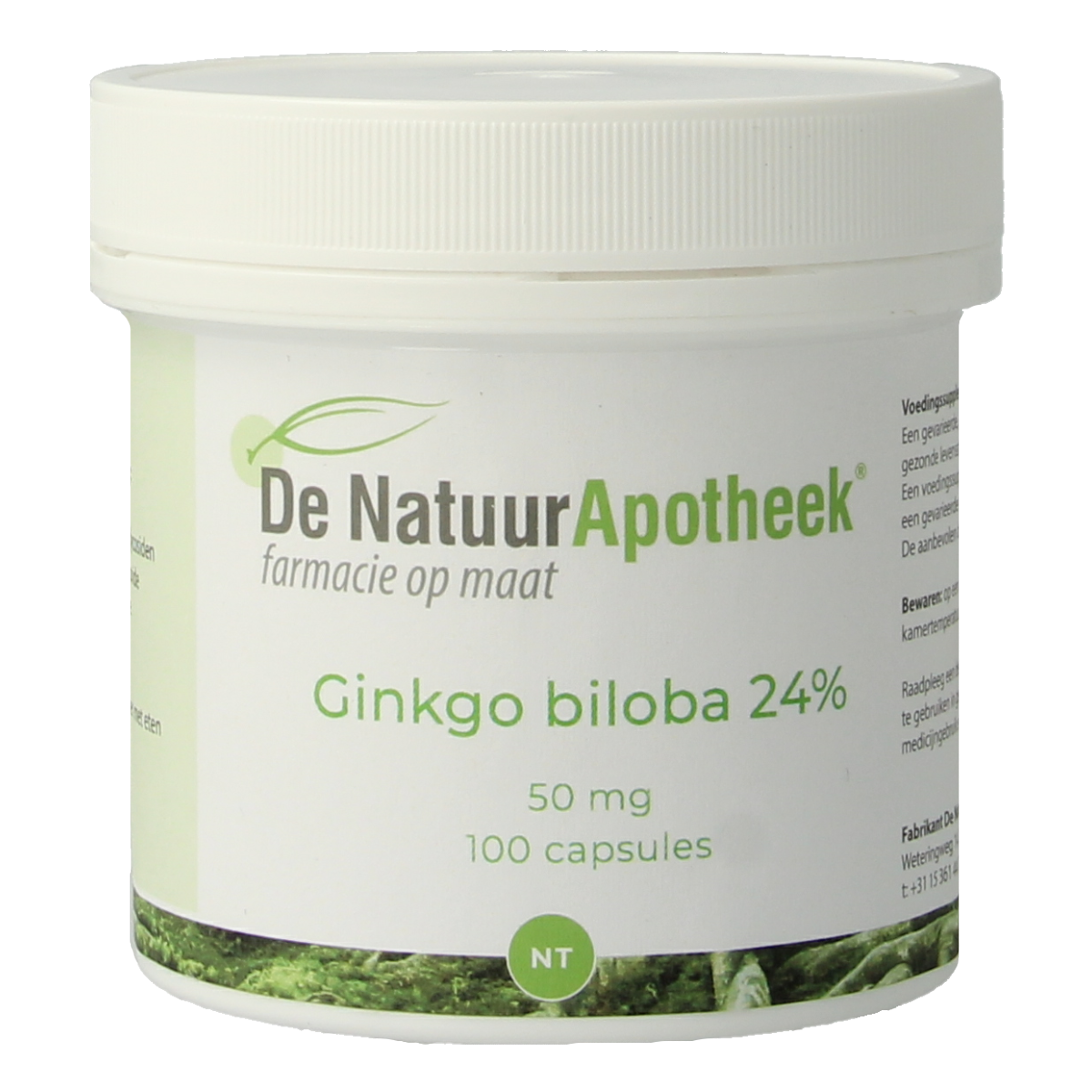 Natuurapotheek Ginkgo biloba 24% 50mg 100.00 Capsules