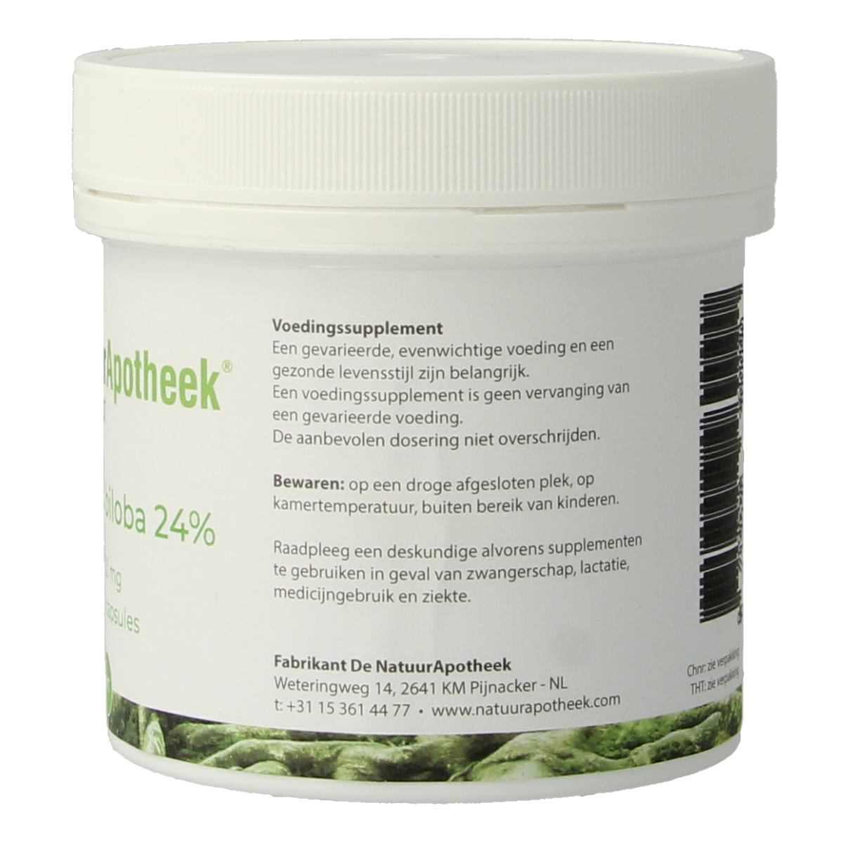 Natuurapotheek Ginkgo biloba 24% 50mg 100.00 Capsules