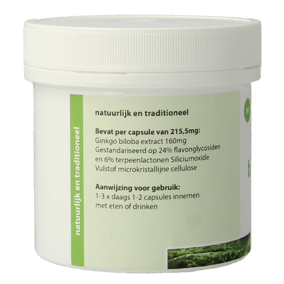 Natuurapotheek Ginkgo biloba 24% 160mg 100.00 Capsules
