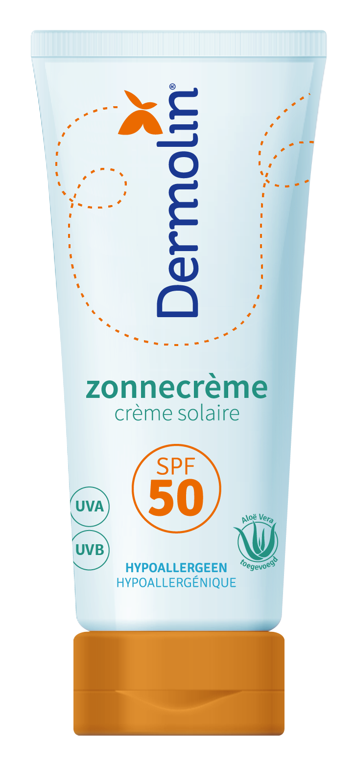Dermolin Zonnebrandcreme SPF50 75.00 Milliliter