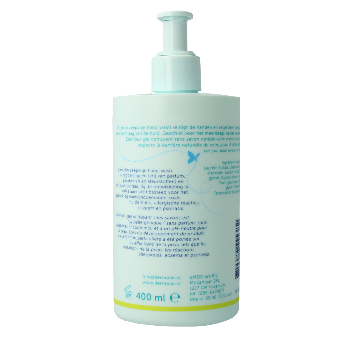 Dermolin Zeepvrije handwash 400.00 Milliliter