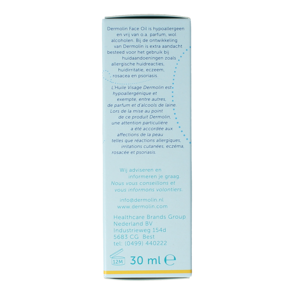 Dermolin Face oil 30.00 Milliliter