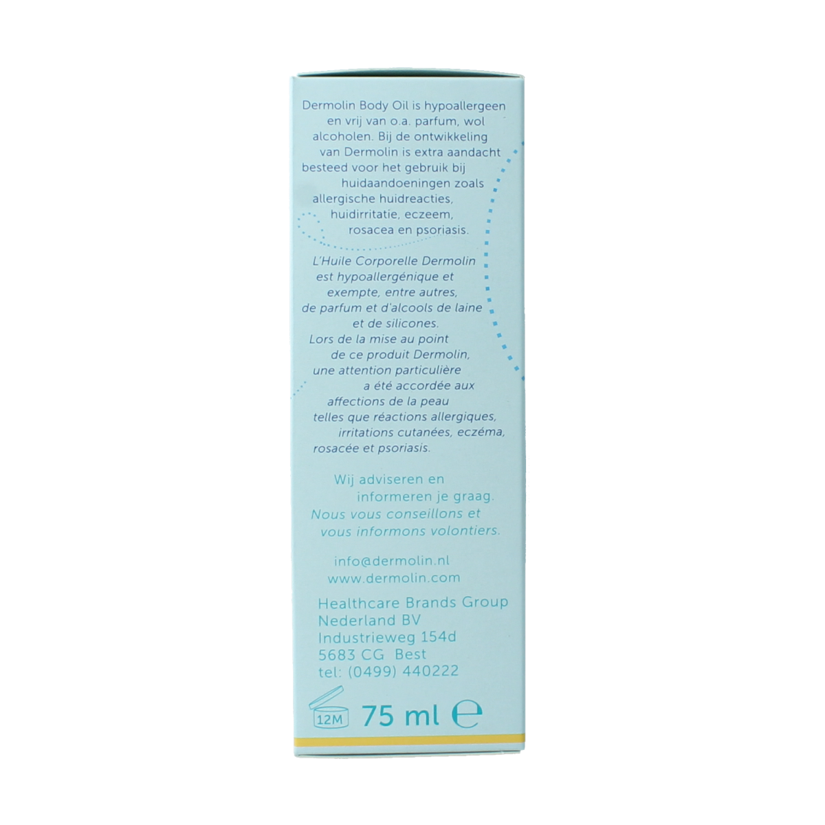 Dermolin Body oil 75.00 Milliliter
