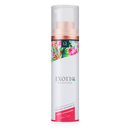 Exotiq Massageolie sweet strawberry 100.00 Milliliter