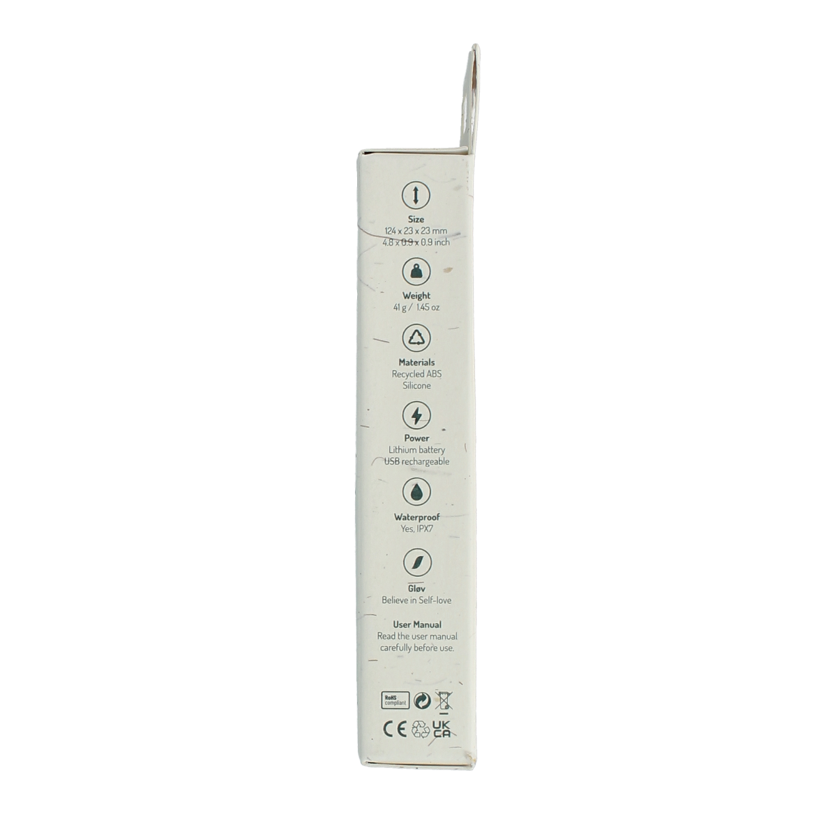 Glov Saga eco bullet vibrator groen 1.00 Stuks
