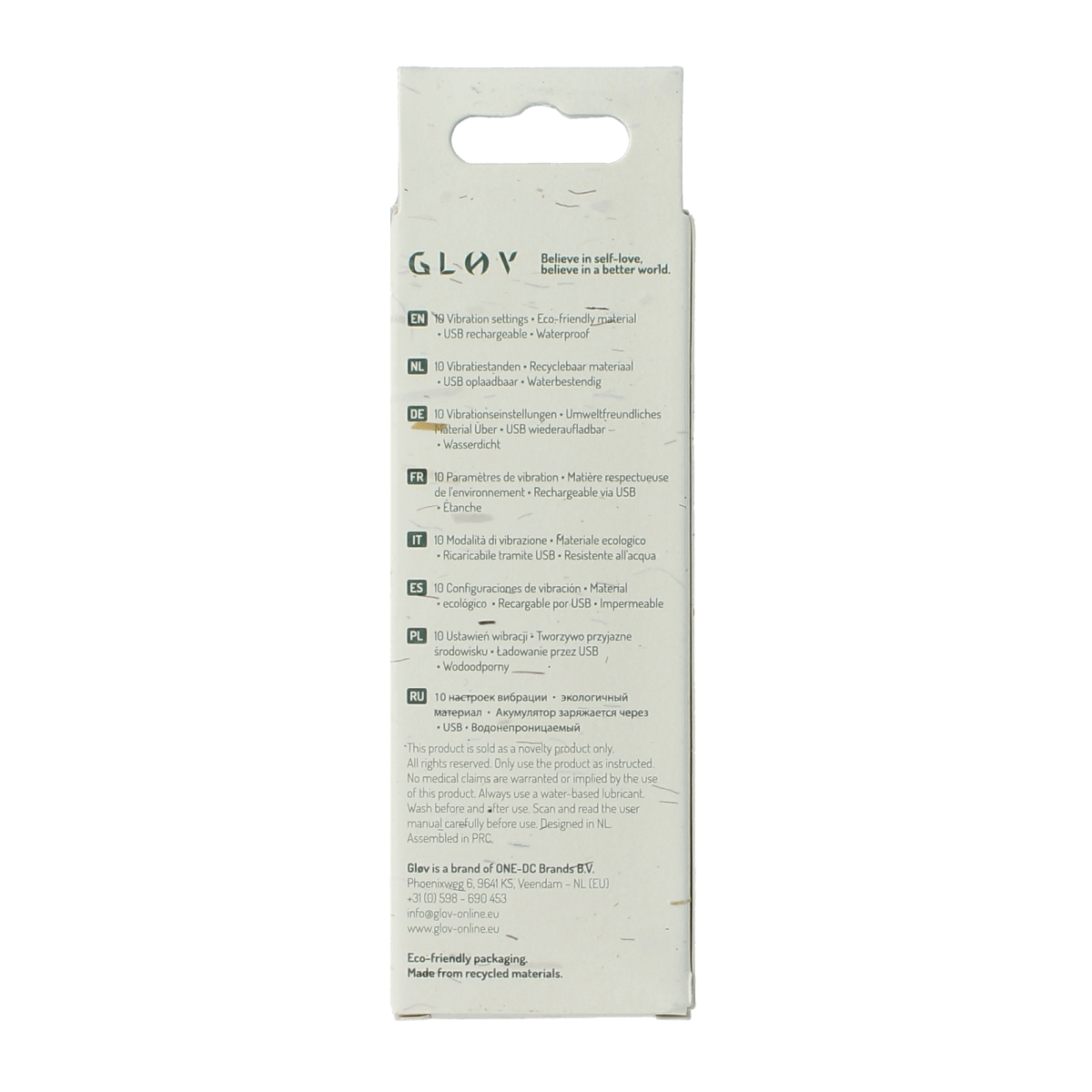 Glov Hana eco g-spot vibrator groen 1.00 Stuks