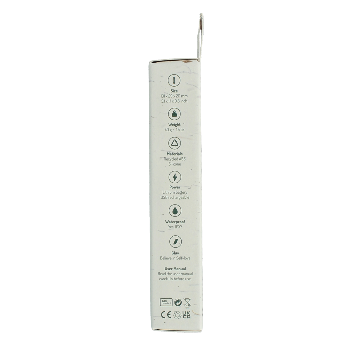 Glov Hana eco g-spot vibrator groen 1.00 Stuks