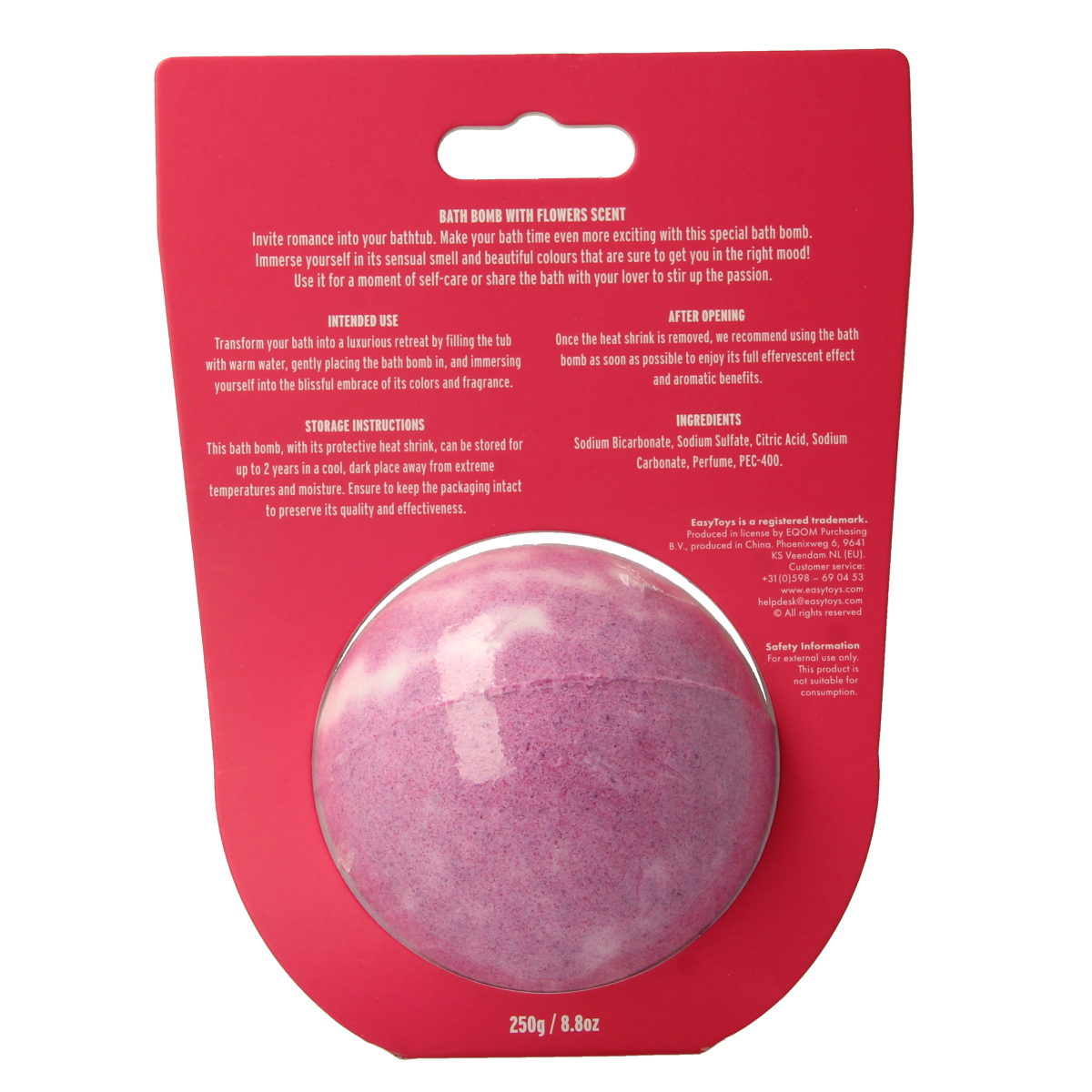 EasyToys Badbruisbal flowers 1.00 Stuks