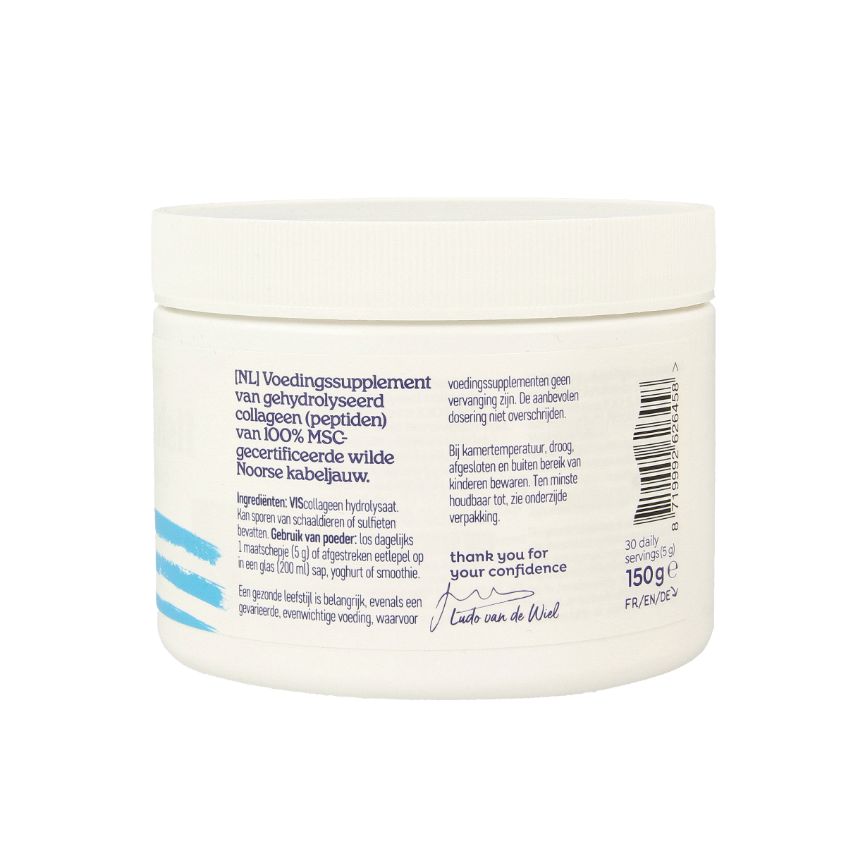 Arctic Blue Viscollageen poeder MSC naturel 150.00 Gram