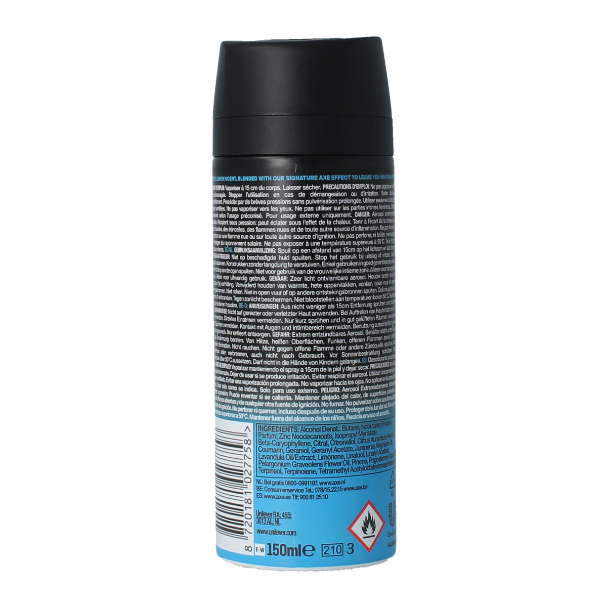 AXE Deodorant bodyspray ice chill 150.00 Milliliter