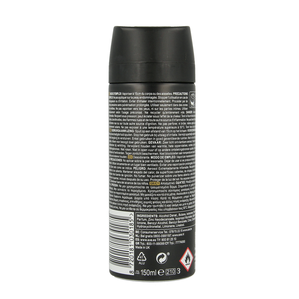 AXE Deodorant bodyspray gold 150.00 Milliliter