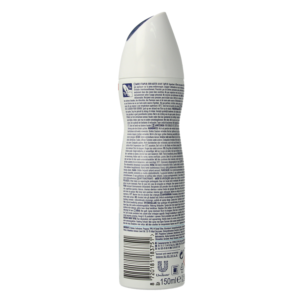 Rexona Deodorant spray cotton dry 150.00 Milliliter