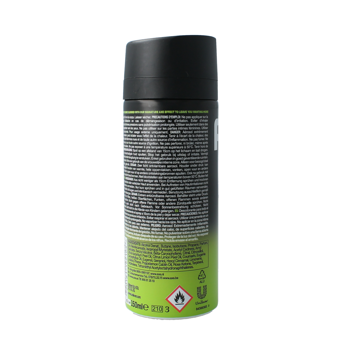 AXE Deodorant bodyspray epic fresh 150.00 Milliliter