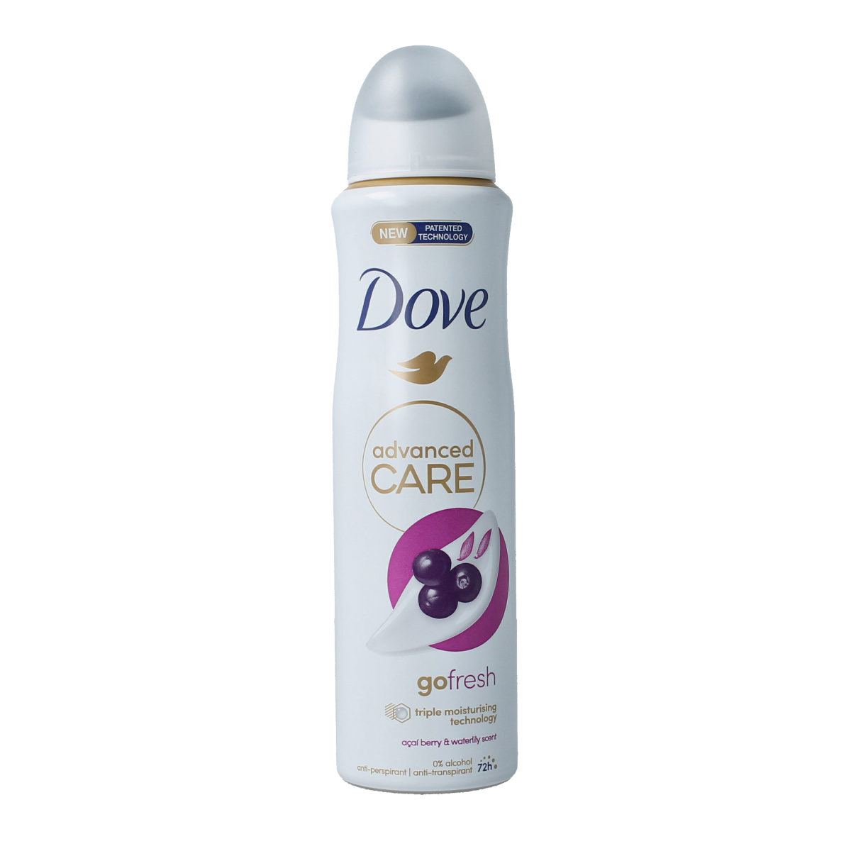 Dove Deodorant spray acai berry & water lily 150.00 Milliliter