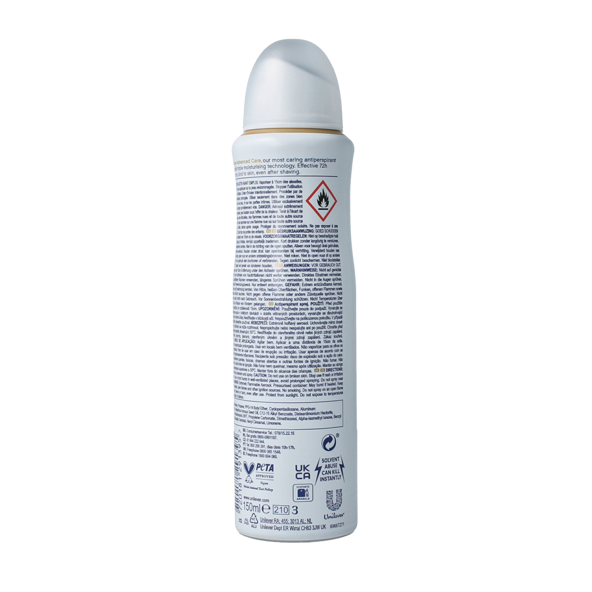 Dove Deodorant spray acai berry & water lily 150.00 Milliliter