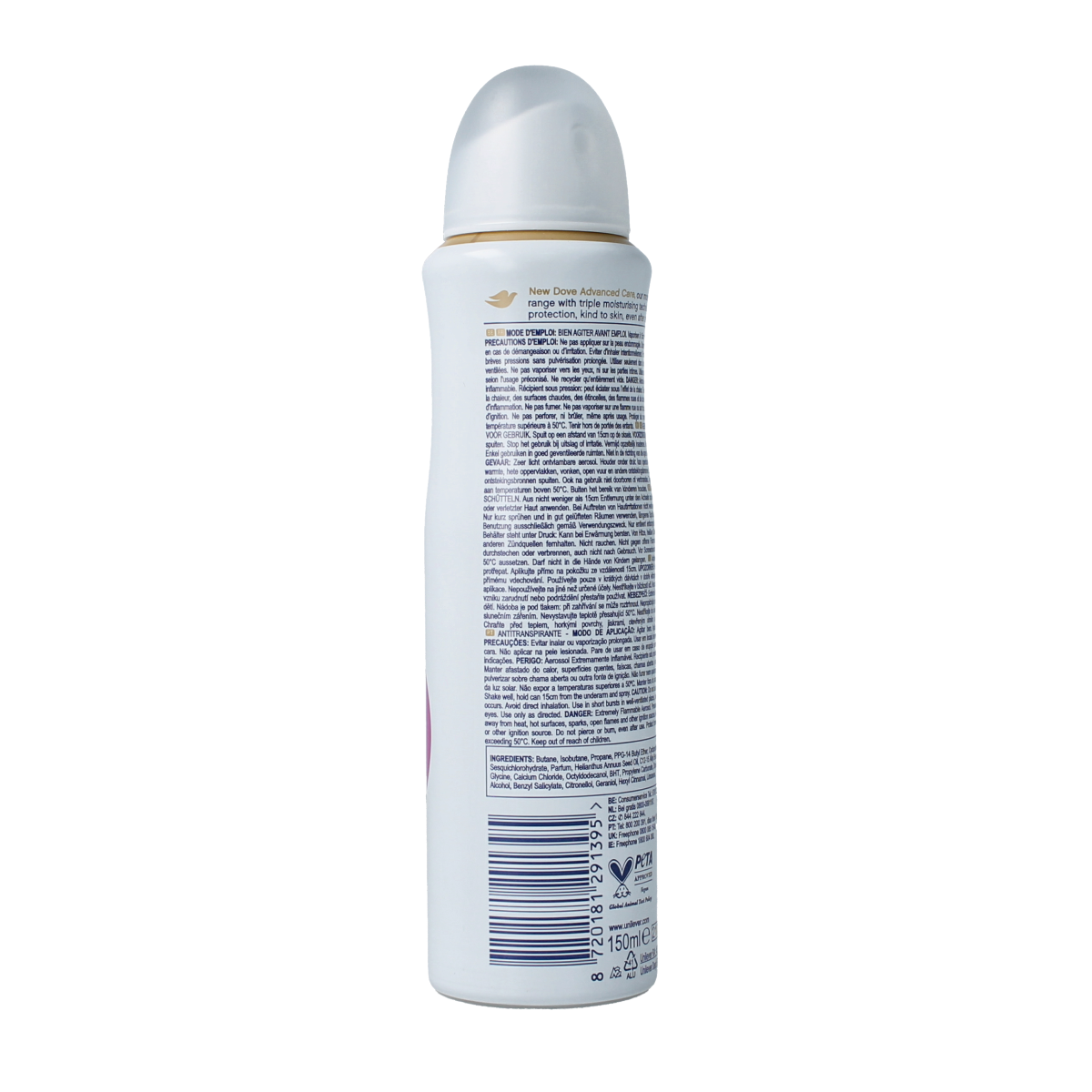 Dove Deodorant spray acai berry & water lily 150.00 Milliliter