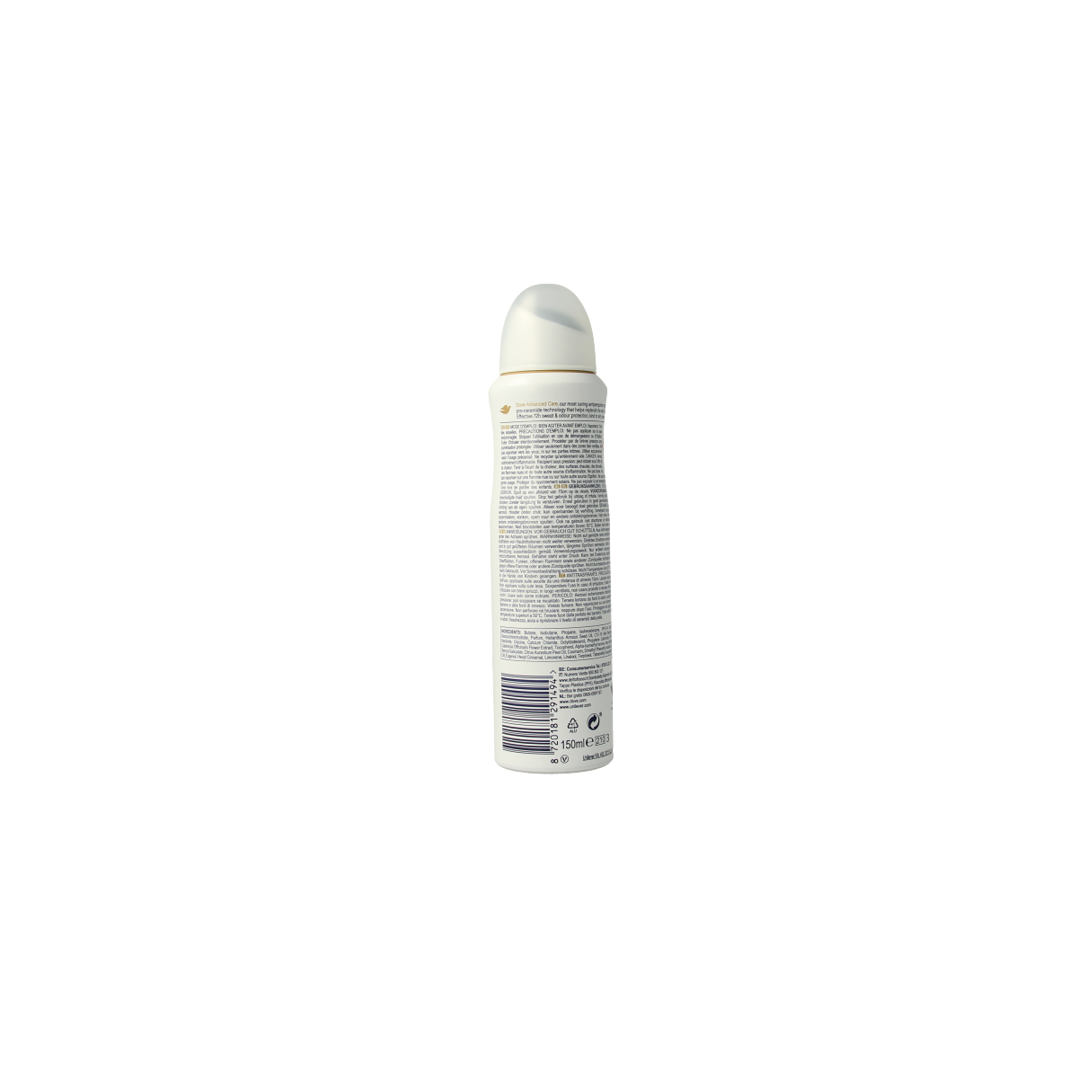 Dove Deodorant spray advanced coconut & jasmine 150.00 Milliliter