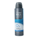 Dove Deodorant spray men+ care clean comfort 0% 150 Milliliter