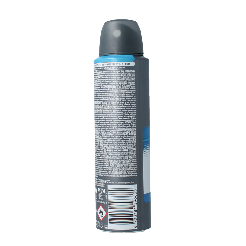 Dove Deodorant spray men+ care clean comfort 0% 150 Milliliter