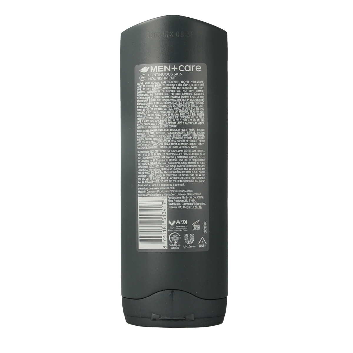Dove Shower men + care clean comfort 250.00 Milliliter