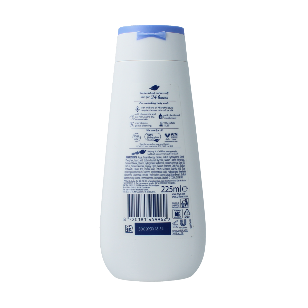 Dove Shower advanced anti stress 225.00 Milliliter