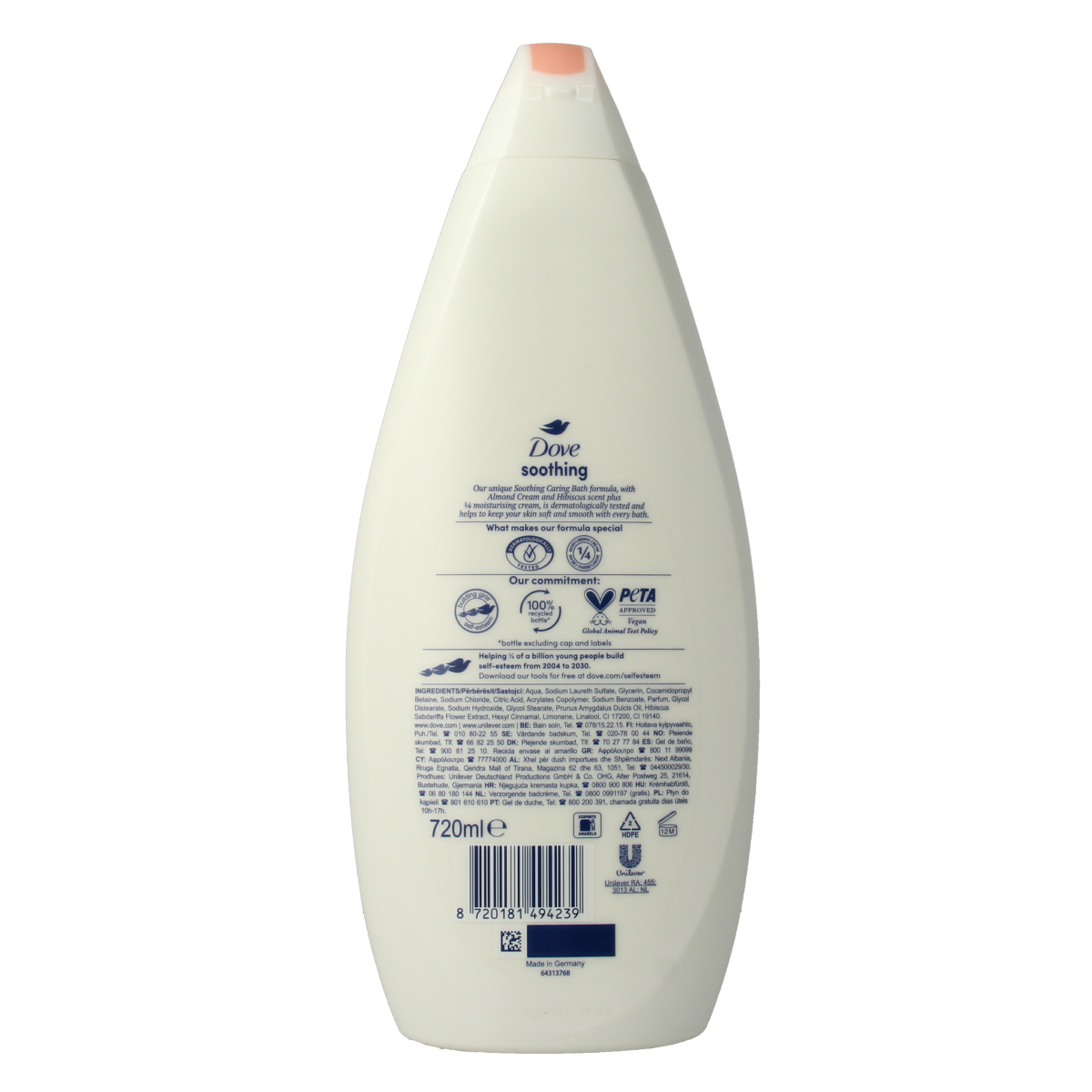 Dove Bad almond cream 720.00 Milliliter