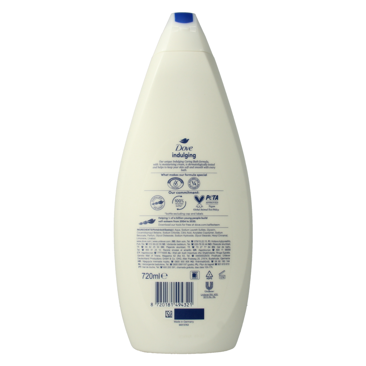 Dove Bad indulging 720.00 Milliliter