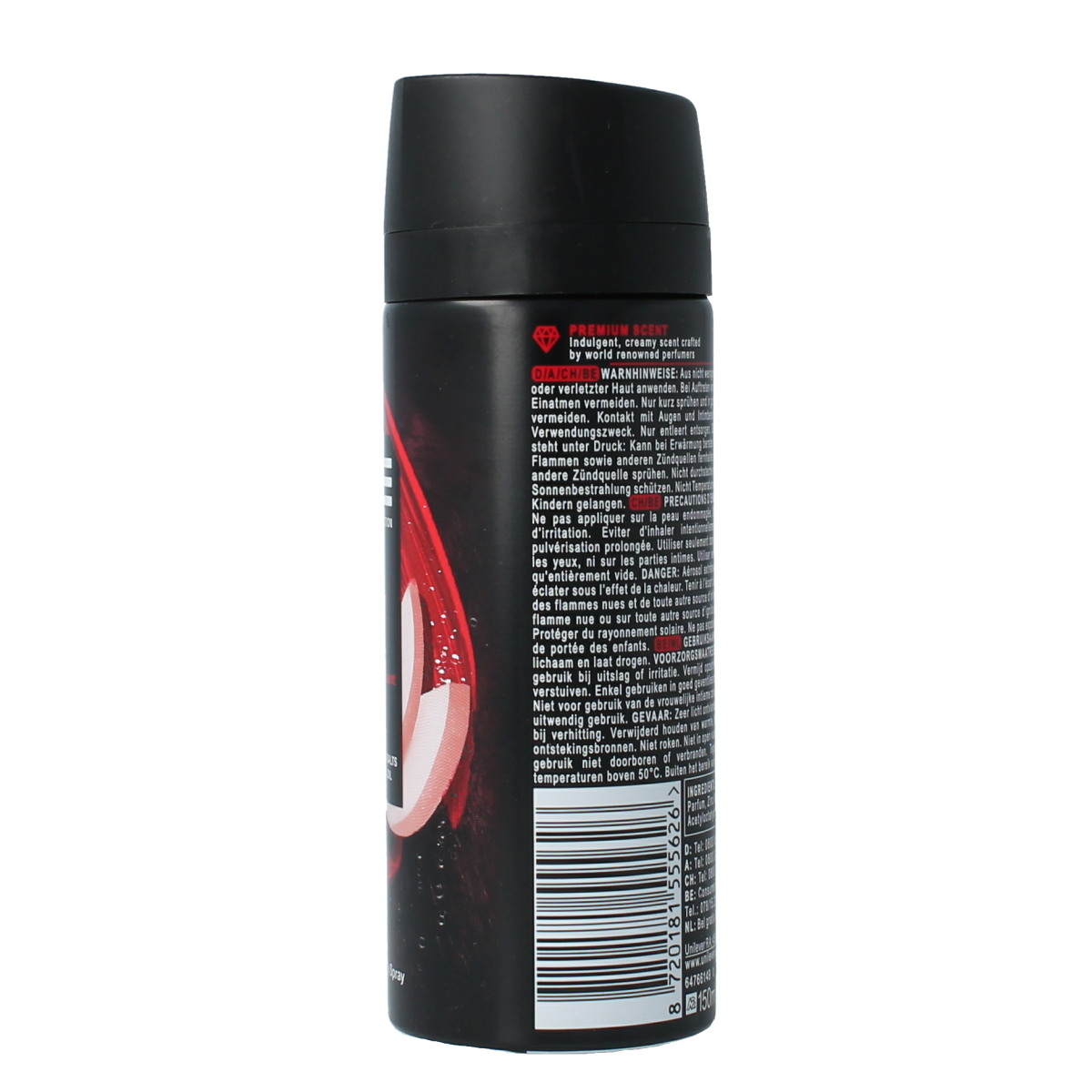 AXE Deodorant bodyspray cherry fizz 150.00 Milliliter