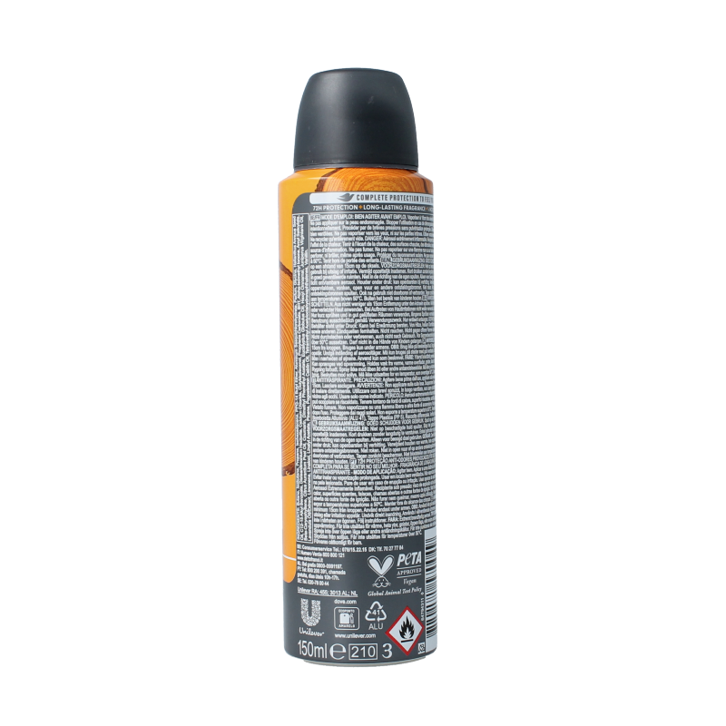 Dove Men+ care deodorant sandalwood /vanilla 150 Milliliter