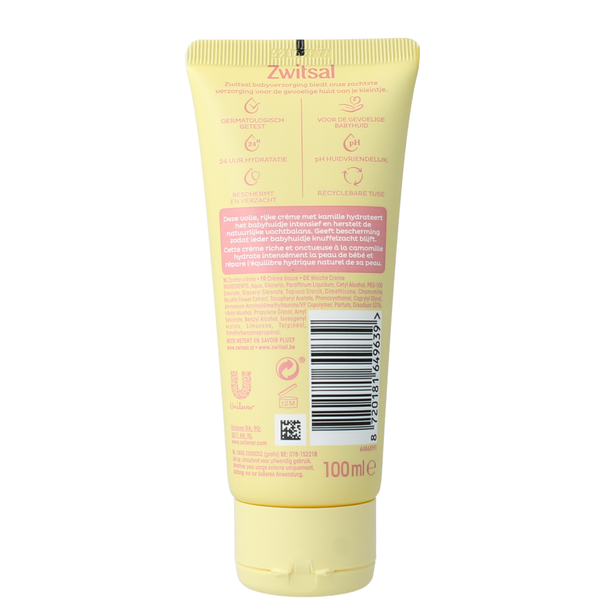Zwitsal Zachte creme 100.00 Milliliter