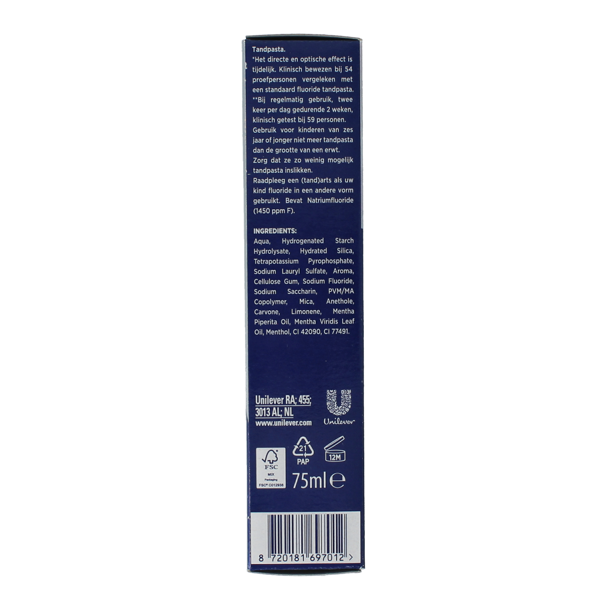 Prodent Tandpasta white now 3-in-1 75.00 Milliliter