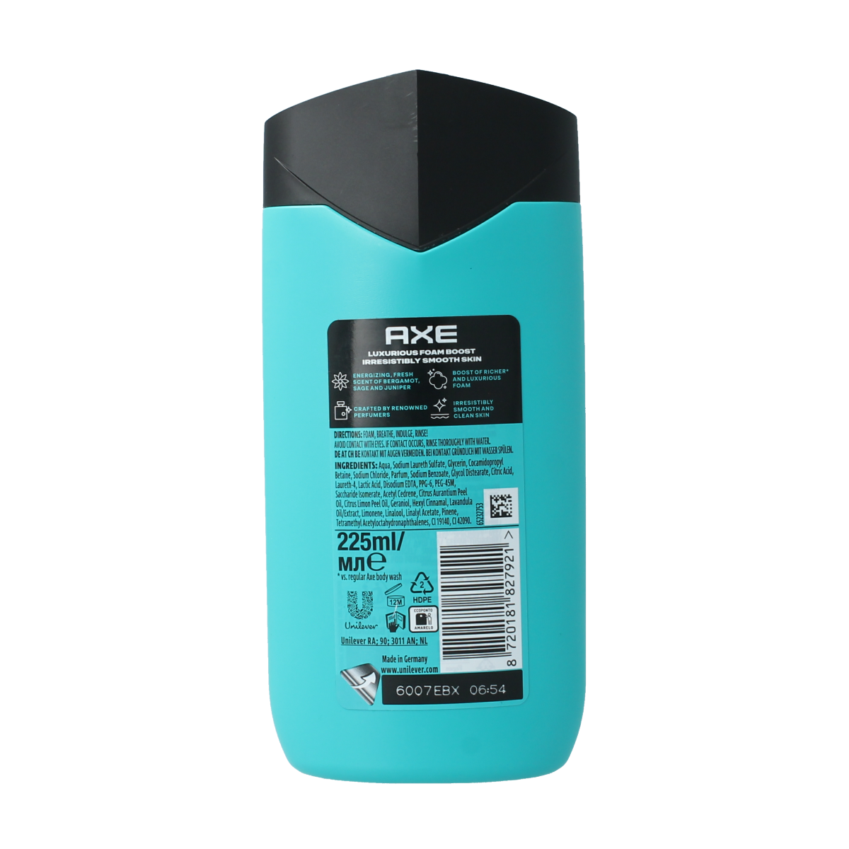 AXE Axe Fine Fragrance Aqua Bergamot Douchegel  225.00 Milliliter