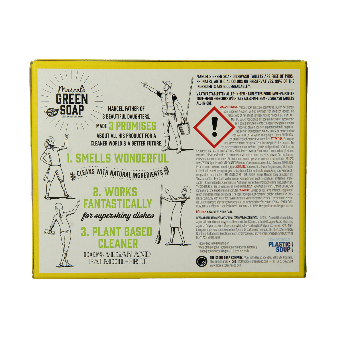 Marcel's Green Soap Vaatwas tabletten 25.00 Stuks