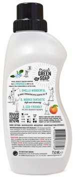 Marcel's Green Soap Wasverzachter perzik & jasmijn 750.00 Milliliter
