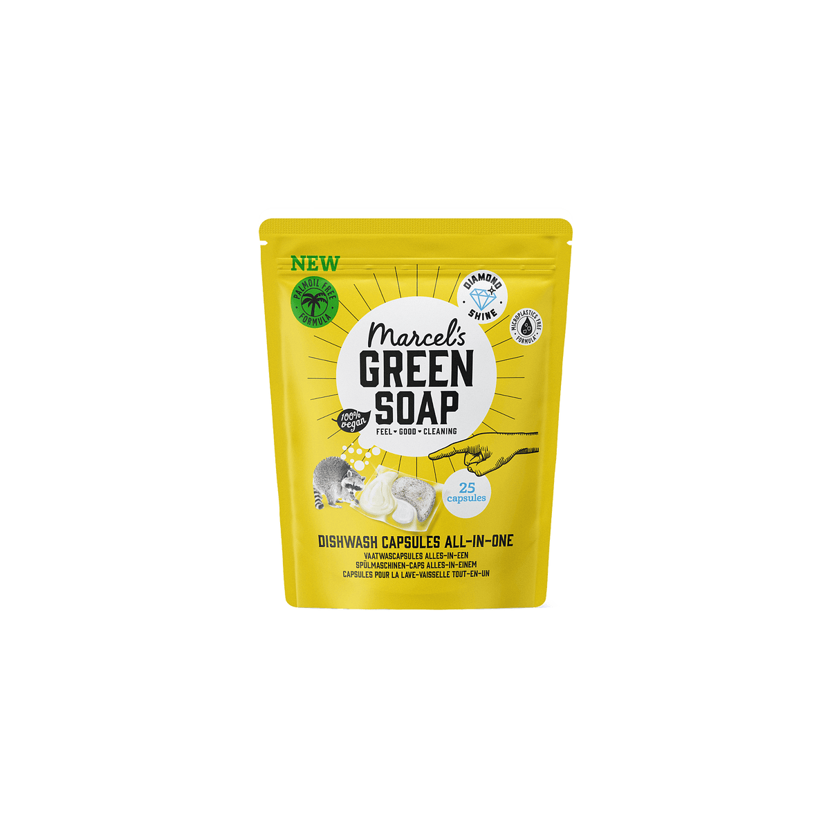 Marcel's Green Soap Vaatwas capsules 25 Capsules
