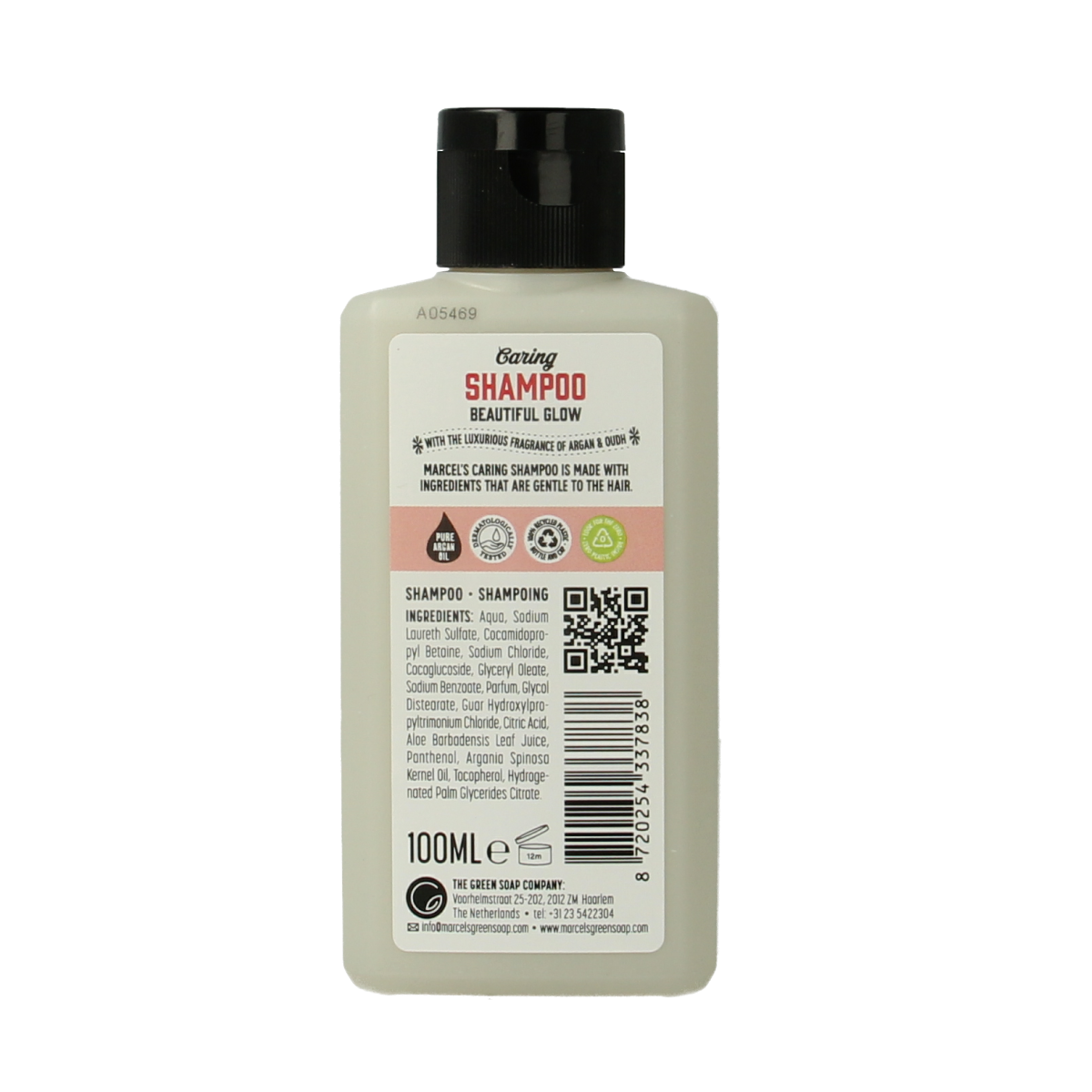 Marcel's Green Soap Shampoo mini argan & oudh 100.00 Milliliter