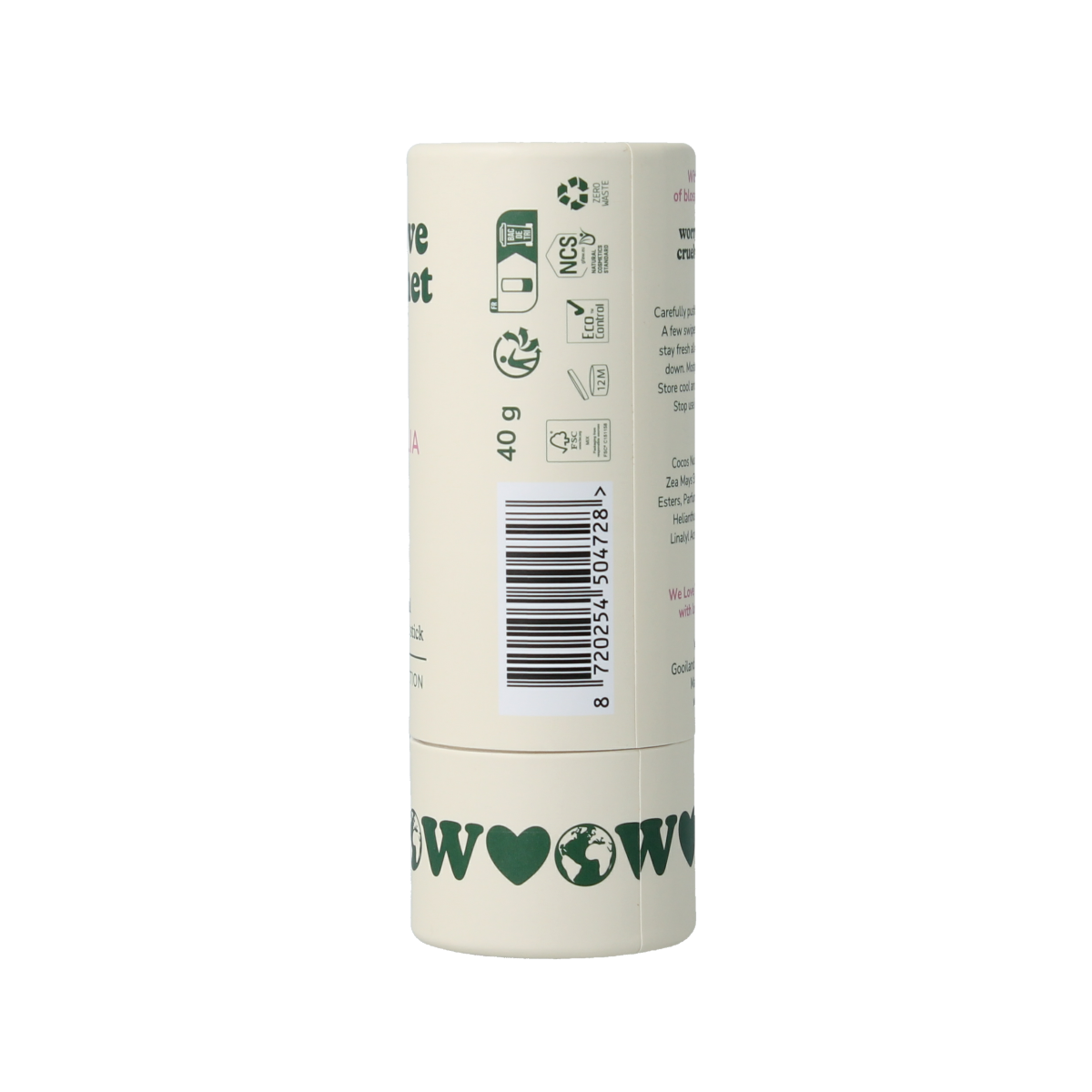 We Love The Planet Deodorant stick chic magnolia 40.00 Gram