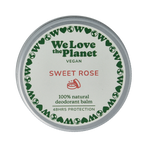 We Love The Planet Deodorant balm sweet rose vegan 35.00 Gram