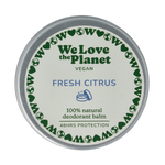 We Love The Planet Deodorant balm fresh citrus vegan 35.00 Gram