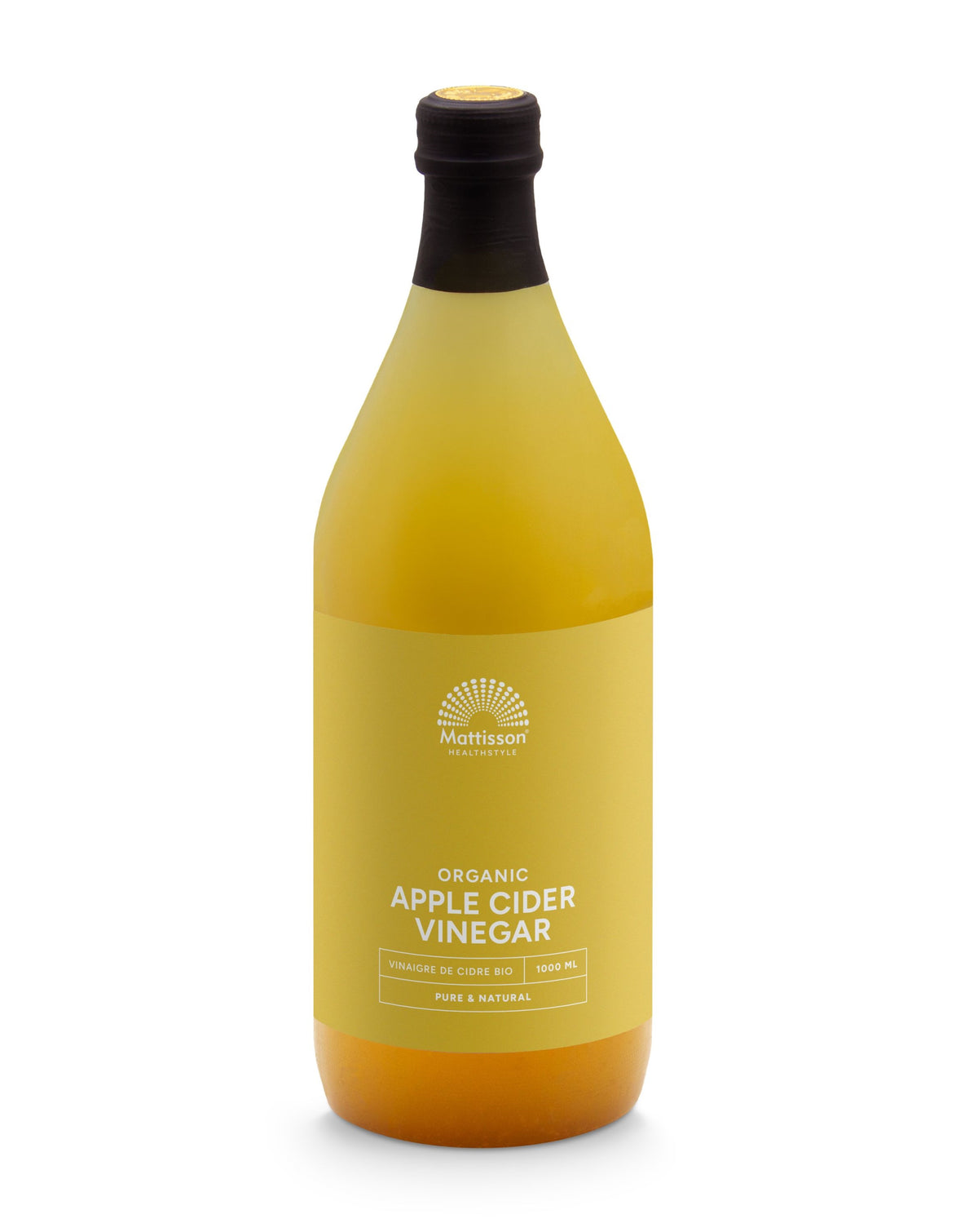 Mattisson Apple cider vinegar pure - appelazijn bio 1.00 Liter