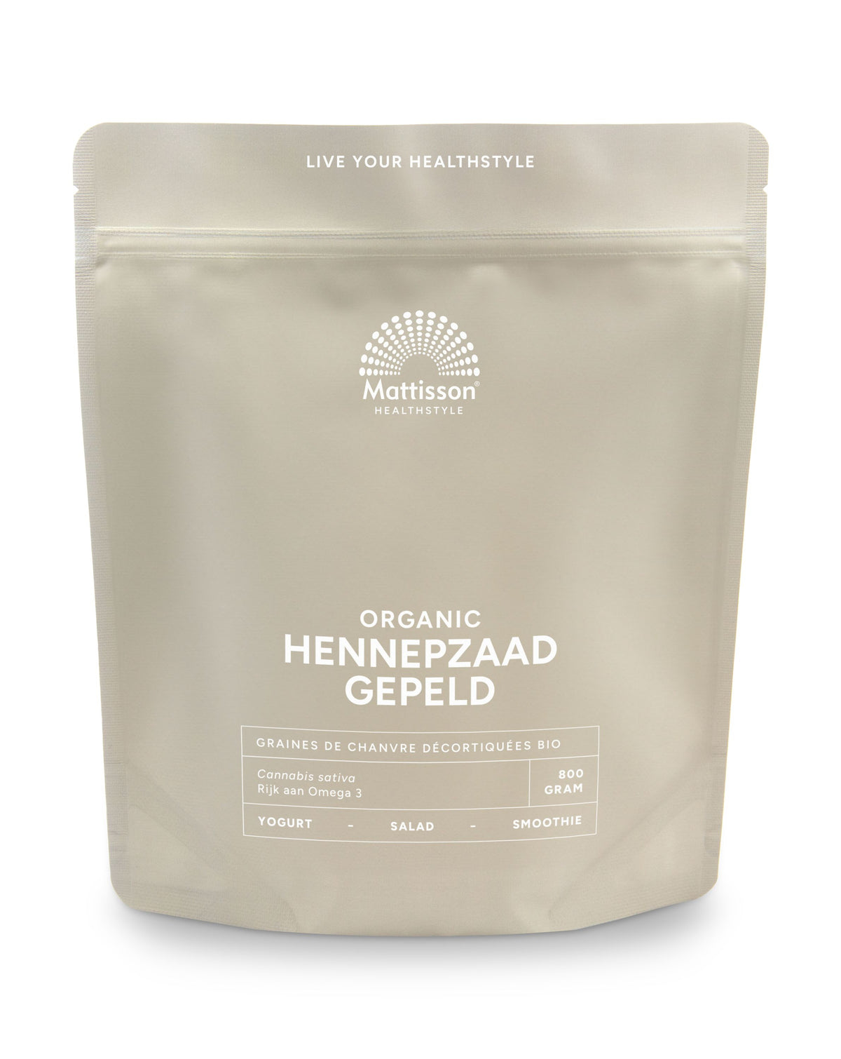 Mattisson Hennepzaad gepeld bio 800.00 Gram