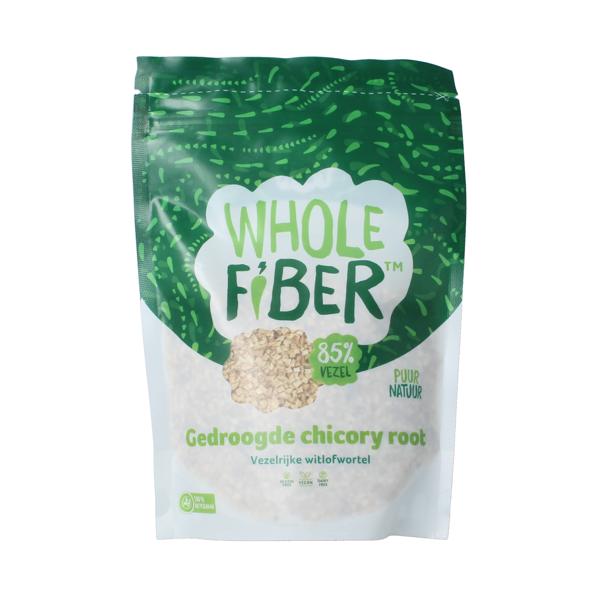 WholeFiber Gedroogde chicory root (witlofwortel) 175.00 Gram