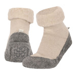 Apollo Huisslof wol anti-slip beige 45/46 1.00 Paar