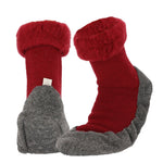 Apollo Huisslof wol anti-slip rood 37/38 1.00 Paar